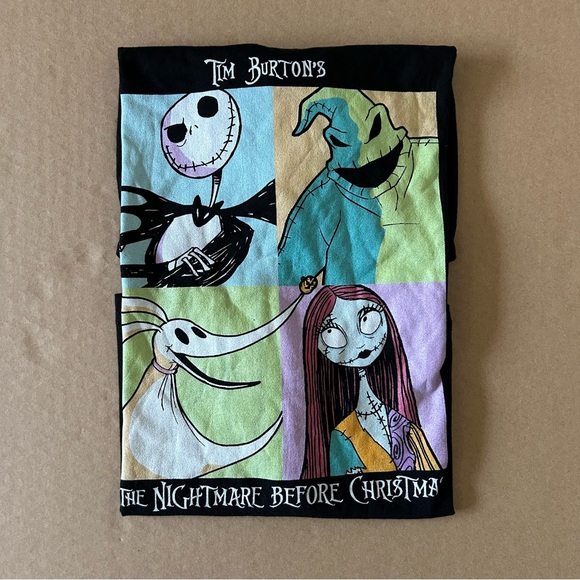 Disney Tops - Disney The Nightmare Before Christmas Scream Team T-Shirt Large Jack Skellington